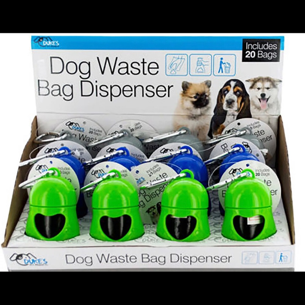Dog Waste Bag Dispenser Countertop Display